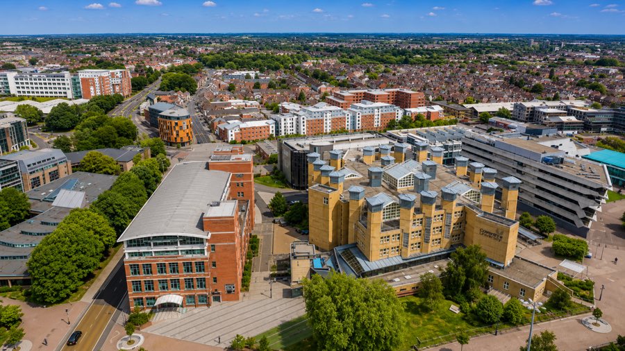 Aerial view of Coventry — representative area image